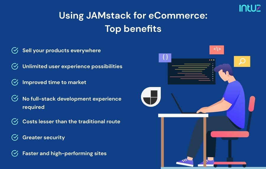 Using JAMstack for eCommerce: Top benefits