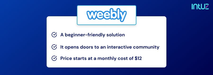 Weebly ecommerce platform 