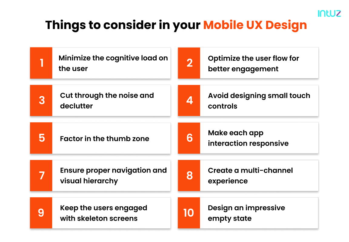 Points to consider while designing mobile app UI