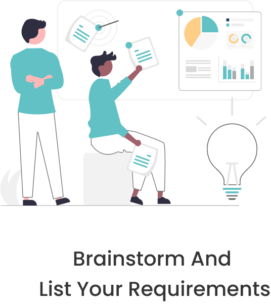 Brainstorm and list your requirements