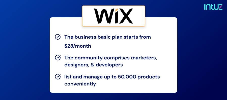 Wix ecommerce platform 