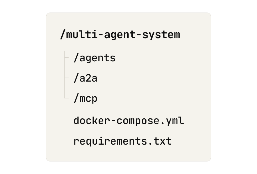 Multi agent system