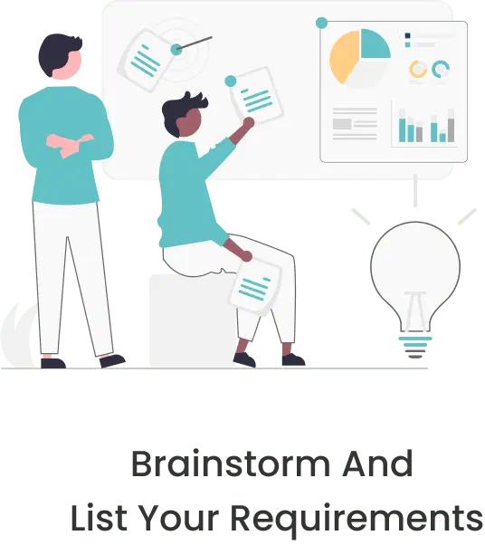 Brainstorm and list your requirements