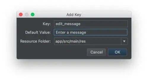 Change the UI strings
