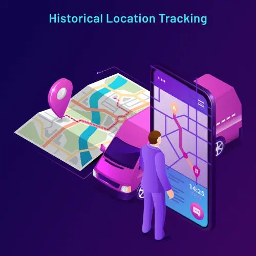 Historical location tracking