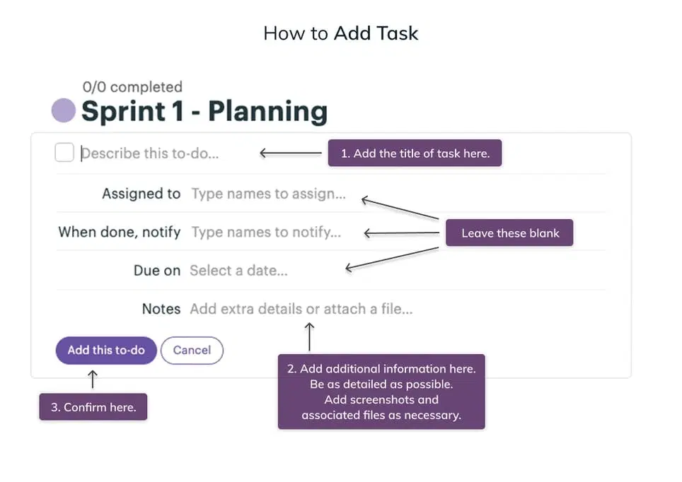 How to add task