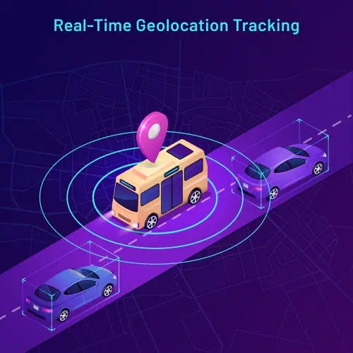 Real-time geolocation tracking
