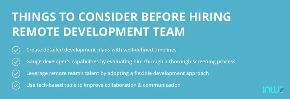 Things to Consider While Hiring a Remote Development Team