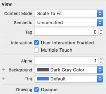 Use opaque views