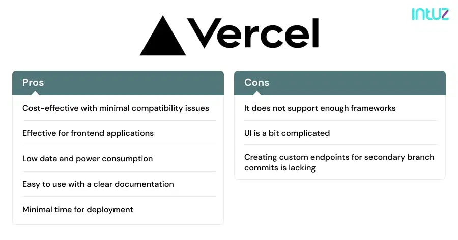 Vercel Pros and Cons