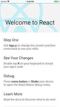 app layout