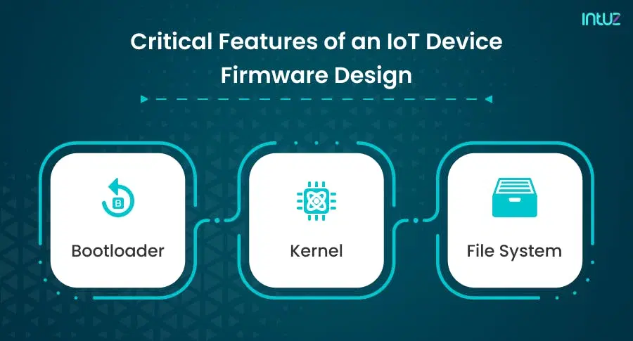 features of an IoT device firmware design