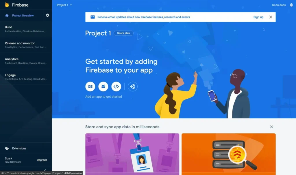 home page