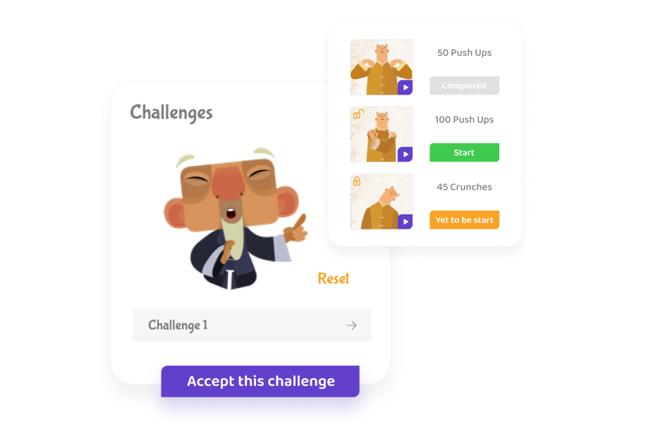A Challenge System Built to Keep Users Moving