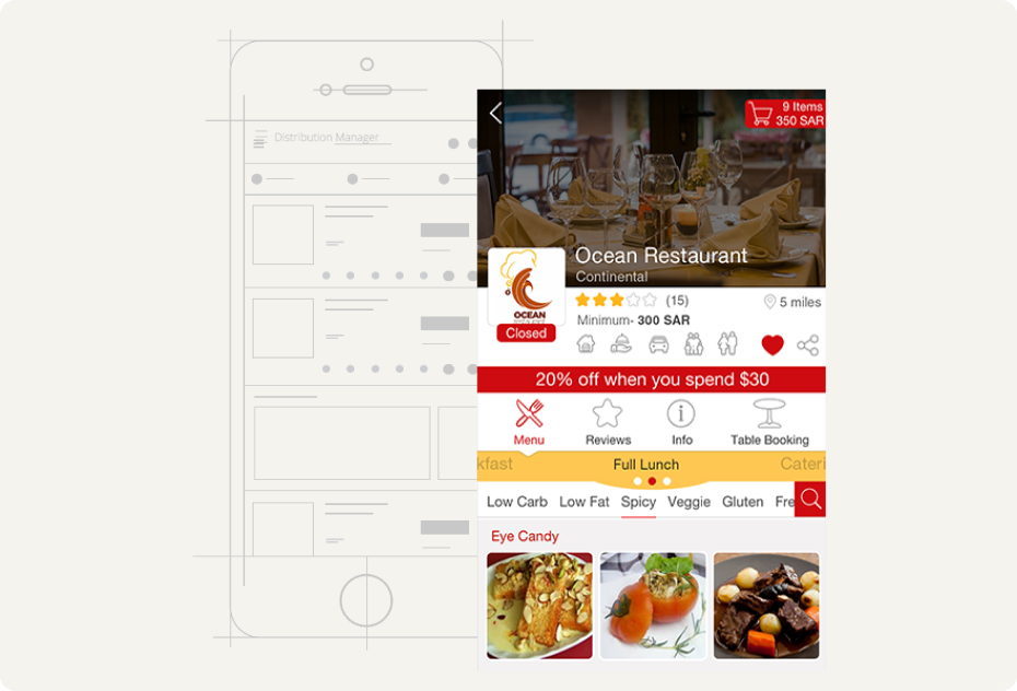 A Dynamic Menu Built for Large Scale Restaurant Operations
