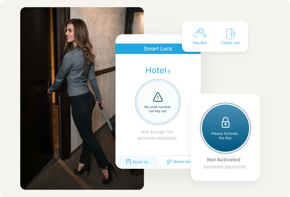 Digital Key Activation and Room Access