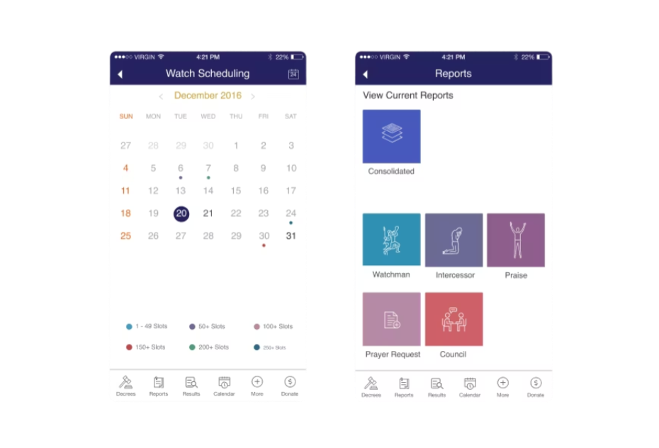 Prayer Scheduling and Structured Reporting