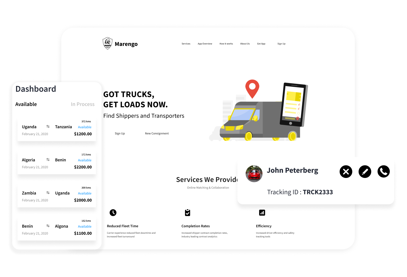 Web Application and Load Board
